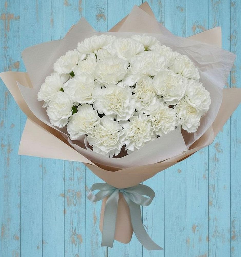 Букет цветов из: Гвоздики в Гвазде