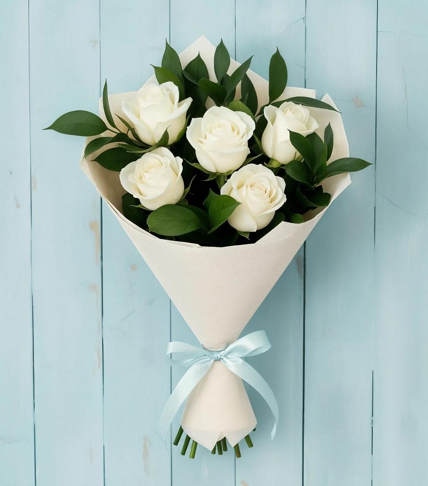 Букет цветов из: Розы в Гвазде