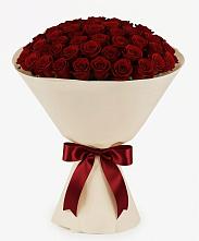 Букет 101 Бордовая роза Блэк Бакарра в Гвазде