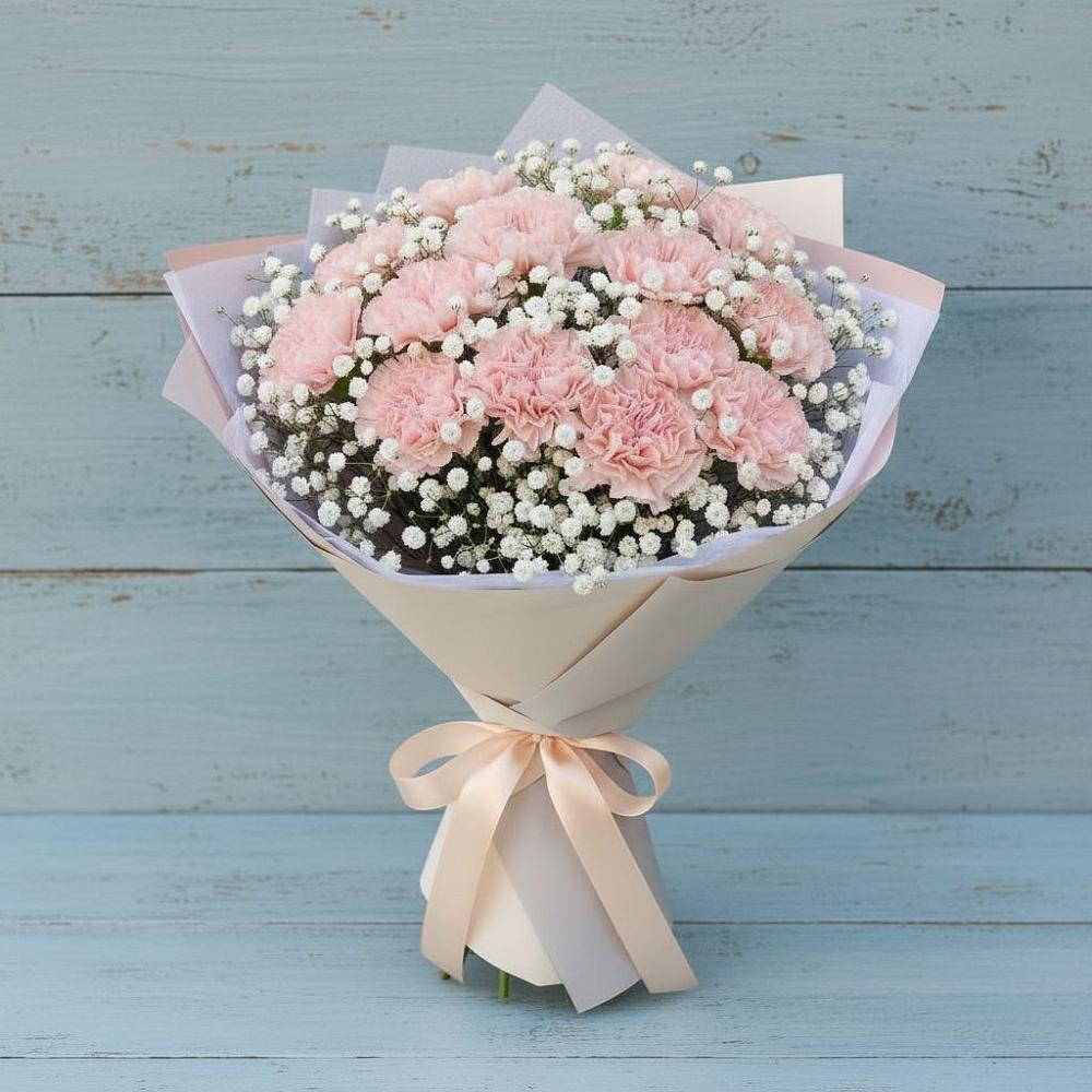 Букет цветов из: Гвоздики в Гвазде