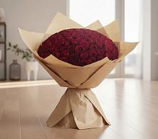 Букет 101 Красная роза #REPLACE_PRED# Гвазде