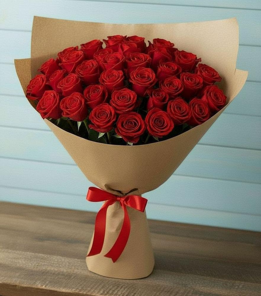 Букет Красные розы Милано в Гвазде