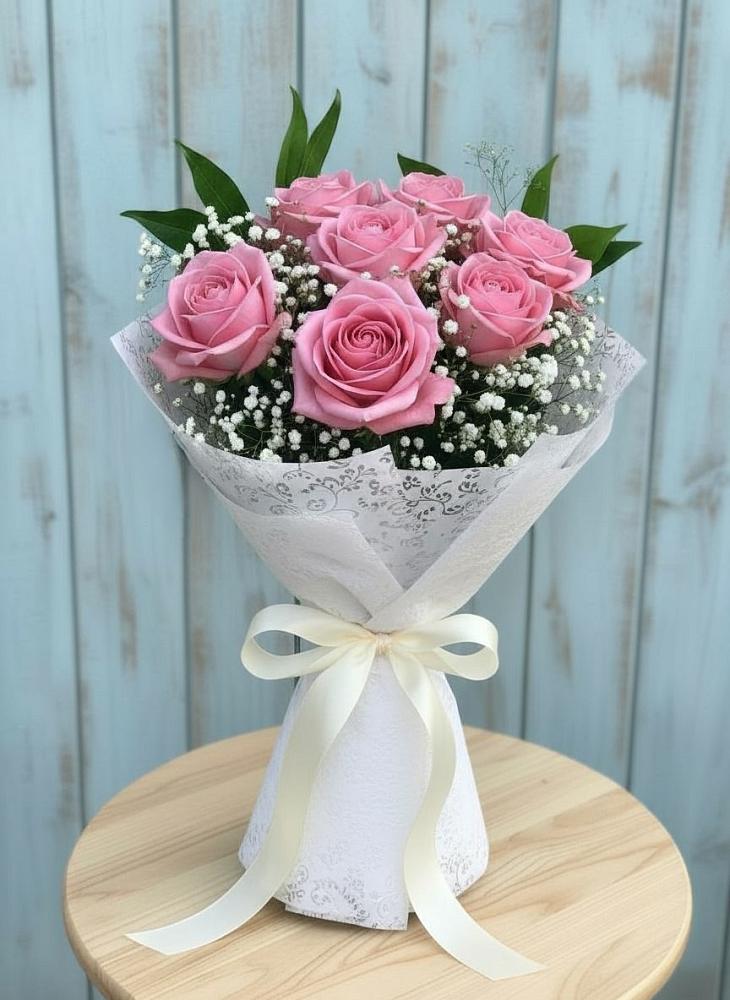 Букет цветов из: Розы в Гвазде