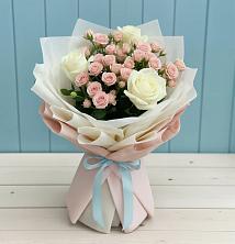 Букет цветов из:  Розы в Гвазде