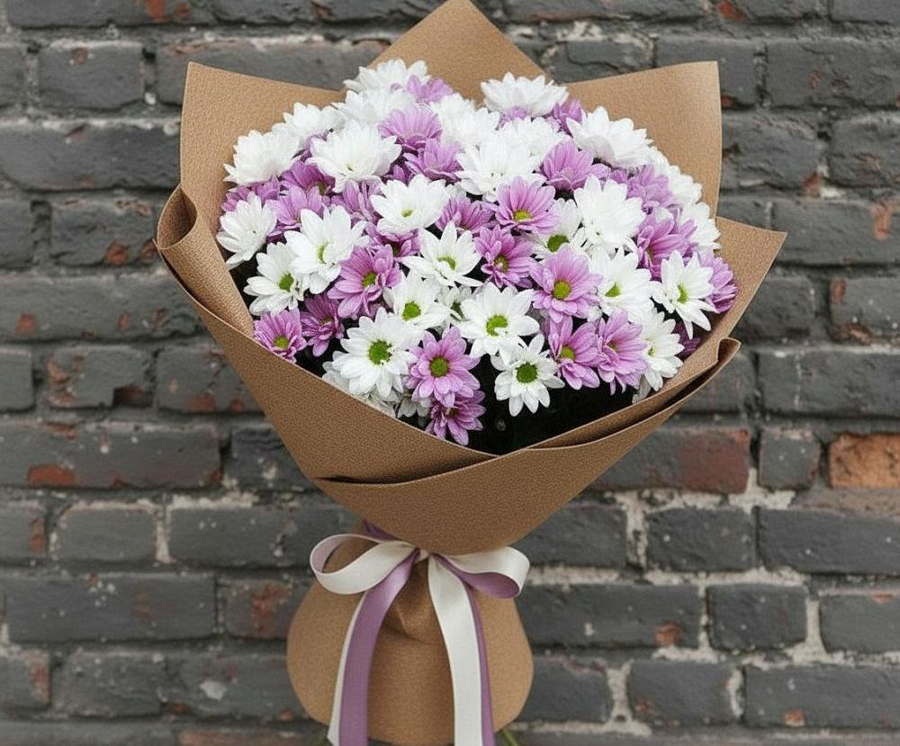 Букет цветов из: Хризантемы в Гвазде