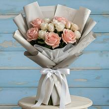 Букет цветов из:  Розы в Гвазде