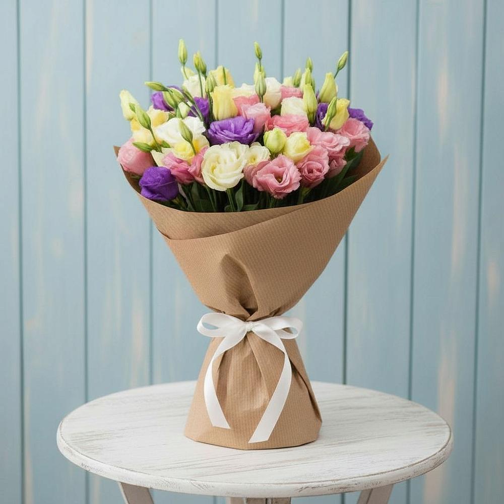 Букет цветов из: Лизиантусы в Гвазде