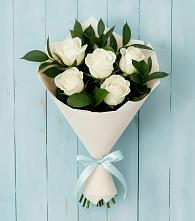 Букет цветов из:  Розы в Гвазде