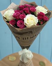 Букет цветов из:  Розы в Гвазде