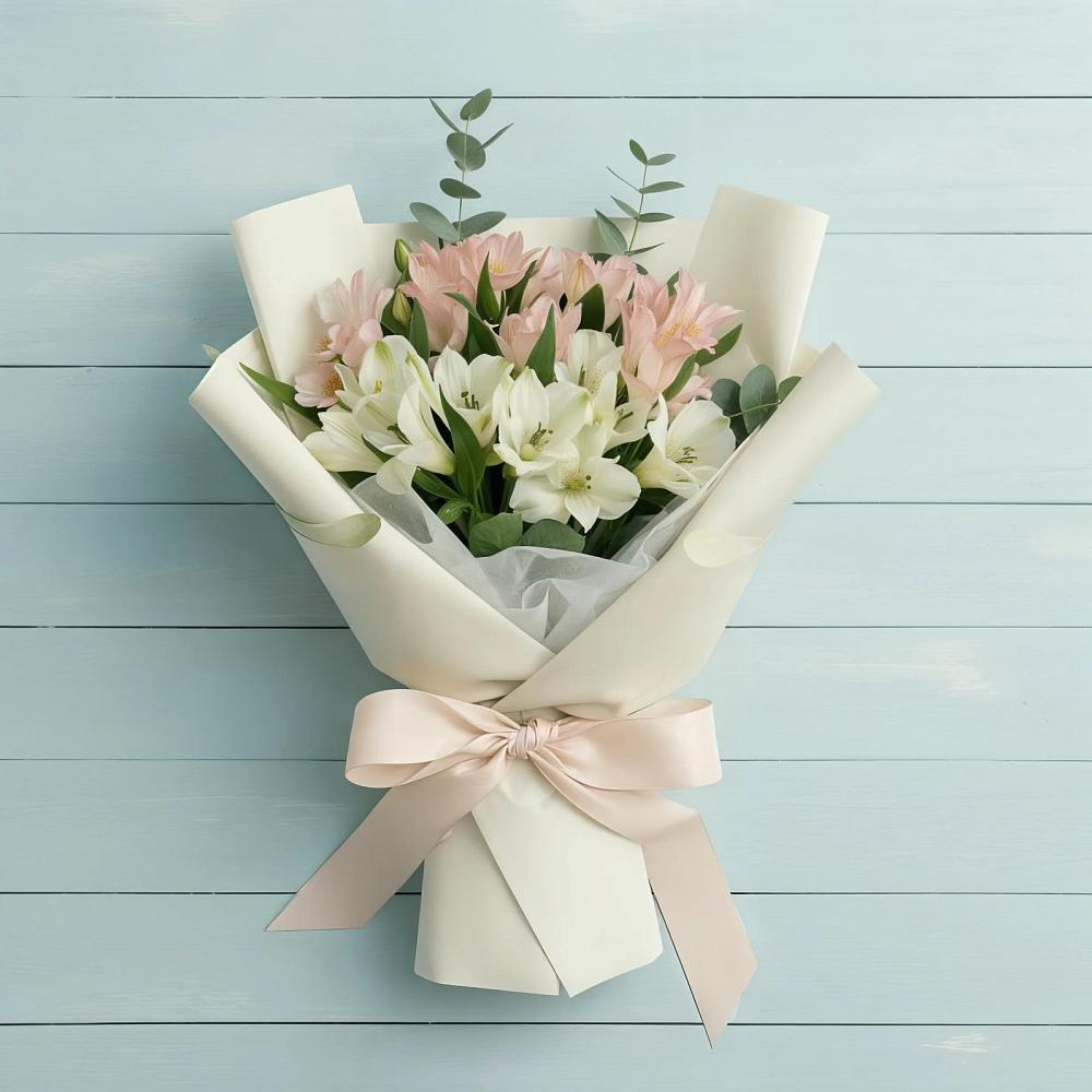 Букет цветов из: Альстромерии в Гвазде