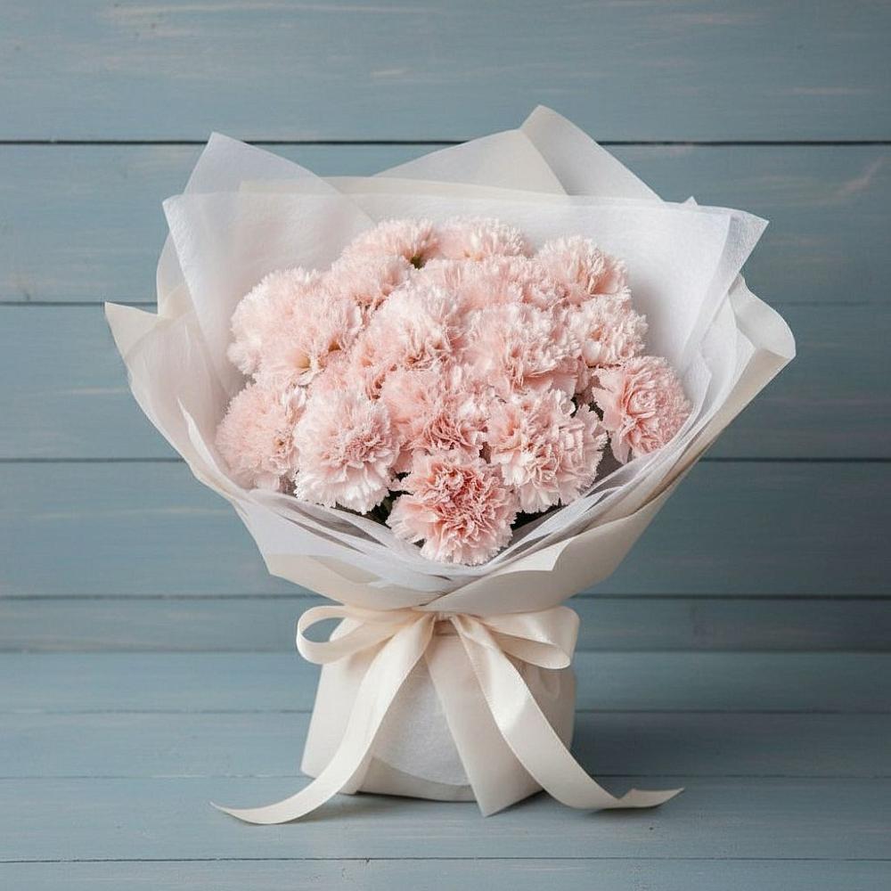 Букет цветов из: Гвоздики в Гвазде