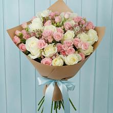 Букет цветов из:  Розы #REPLACE_PRED# Гвазде