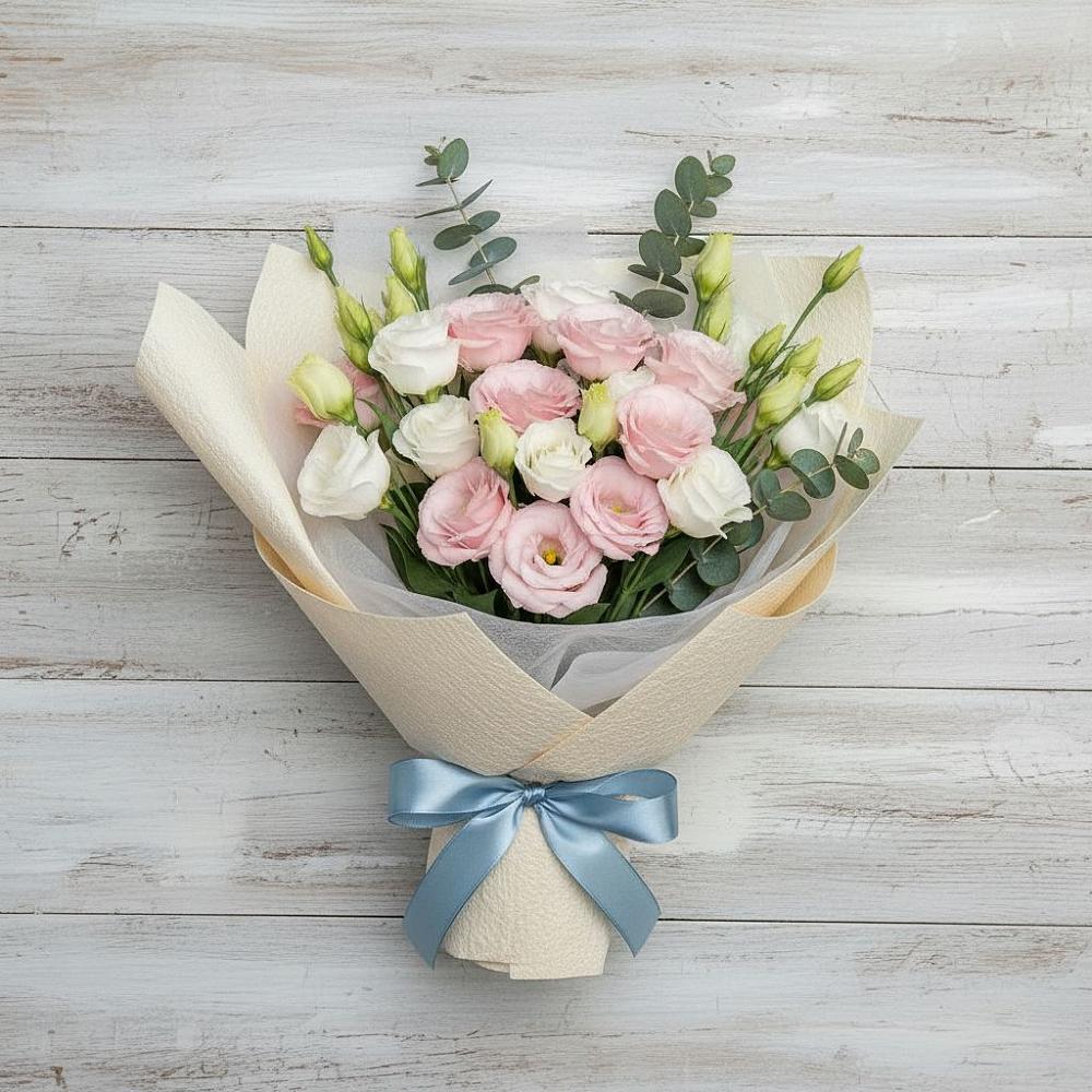 Букет цветов из: Лизиантусы в Гвазде